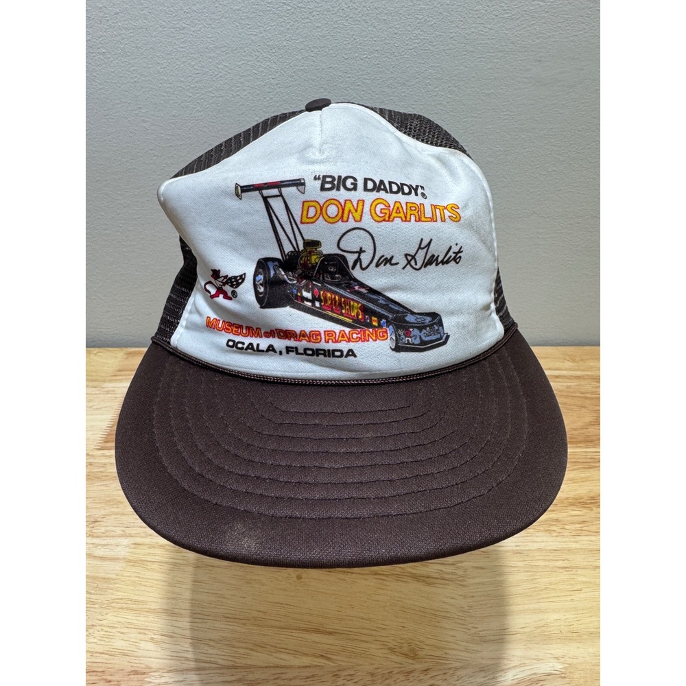 Vintage Big Daddy Don Garlits Drag Racing SnapBack Trucker Hat OSFM